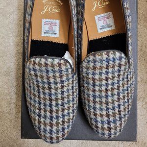 J. Crew Mens Camden slip-on loafers in Harris Tweed Size 8US